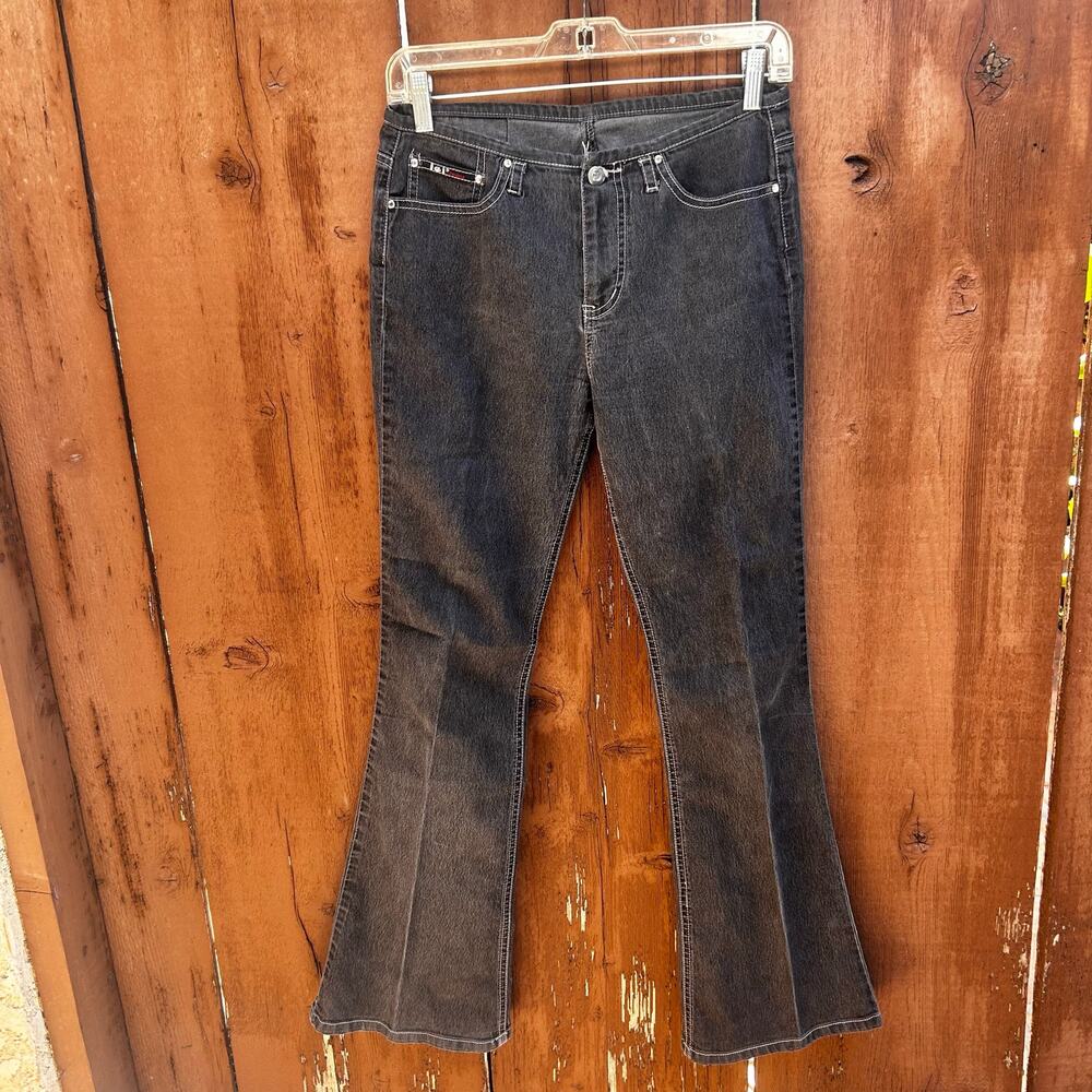 Lei Low Rise Flare Jeans Dark Wash Y2K Vintage Size 3